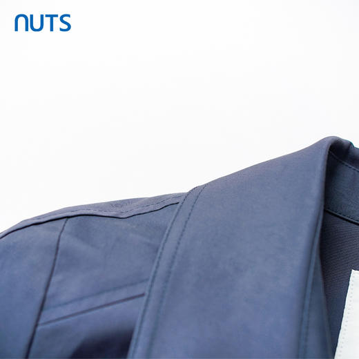 NUTS秋季新款蓝色休闲复古英伦风宽松中长款风衣外套女338043409 商品图2