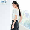 NUTS夏季新款方领设计感抽绳短袖衬衫上衣女425022241 商品缩略图3