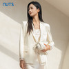 NUTS秋季新款纯色简约时尚气质优雅通勤西装外套4320402A1 商品缩略图1