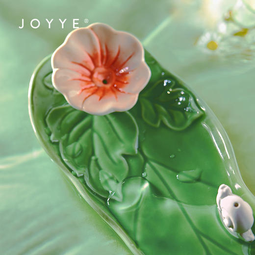JOYYE梦里花-线香香炉陶瓷家用室内创意沉香盘檀香托香插香座底座熏香炉 商品图3