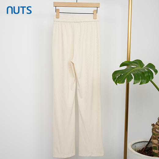 NUTS商场同款阔脚休闲裤百搭松紧腰长裤221073198 商品图1