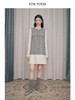 ForPoem 现货 24/FW原创设计显瘦百搭羊毛小香风拼接连衣裙 商品缩略图0