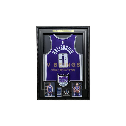 收藏系列 哈利伯顿 国王队0号 限量25 亲笔签名球衣 商品图0