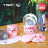 TISOU爱婴小铺儿童不锈钢内胆可拆分双耳辅食吃饭碗勺子餐具套装 商品缩略图1