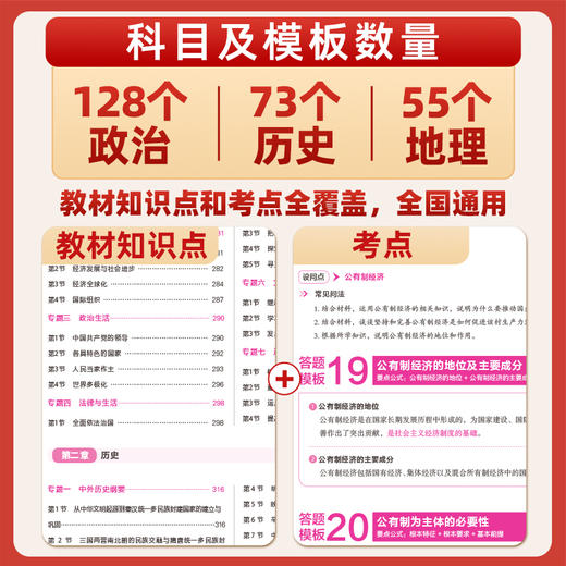 2025 高中秒记政史地答题模板 商品图7