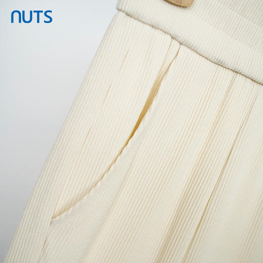 NUTS商场同款阔脚休闲裤百搭松紧腰长裤221073198 商品图3