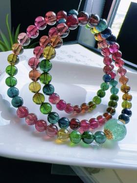 39.5g 6.3mm 碧玺手链