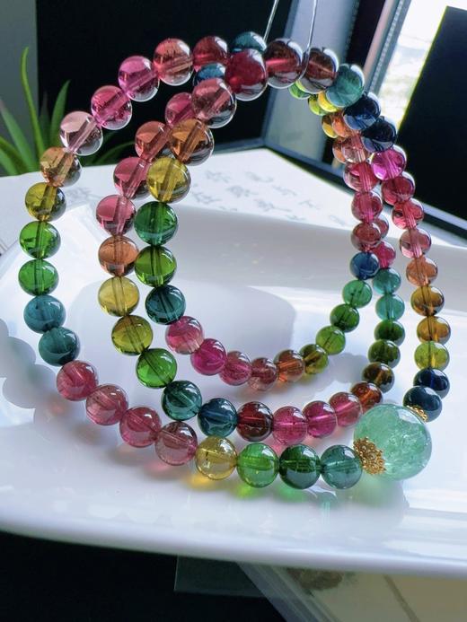 39.5g 6.3mm 碧玺手链 商品图0