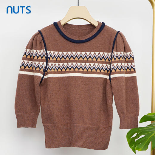 NUTS商场同款针织年秋冬宽松内搭毛衣131052141 商品图0