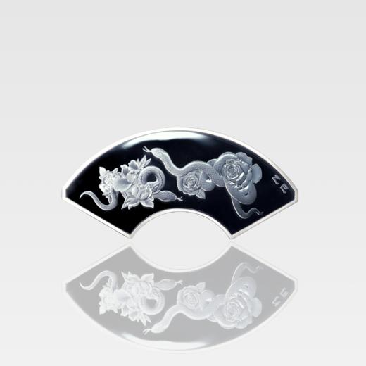 2025蛇年扇形银章50g 商品图2