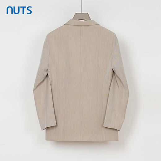 NUTS秋季新款杏色高级感气质休闲简约通勤西装外套女334042336 商品图1