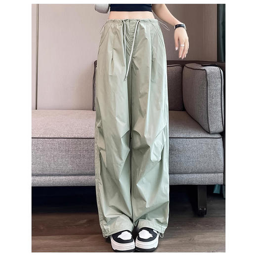 裁缝学苑AS313美式工装裤纸样女装夏季高腰阔腿伞兵裤子版型裁剪 商品图6