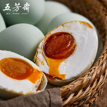 五芳斋 咸鸭蛋礼盒65克*18只 多油出油开袋即食咸蛋送礼特产1170g /休闲食品 /蛋类制品 /鸭蛋类 商品图3