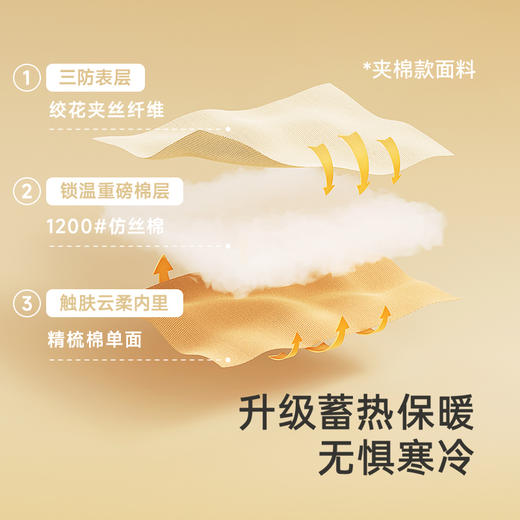 英氏女童连衣裙冬季夹棉保暖女童裙子新款新中式新年裙子 商品图1