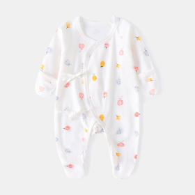 【包手包脚防抓蝴蝶衣】新生婴幼儿棉连体衣初生衣服春秋年服绑带哈衣