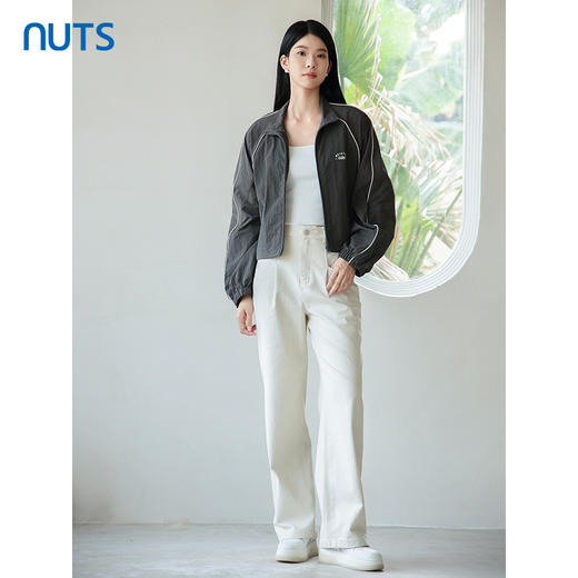 NUTS2023秋季新款美式时尚百搭气质宽松短外套女4380411A1 商品图2