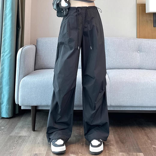 裁缝学苑AS313美式工装裤纸样女装夏季高腰阔腿伞兵裤子版型裁剪 商品图2