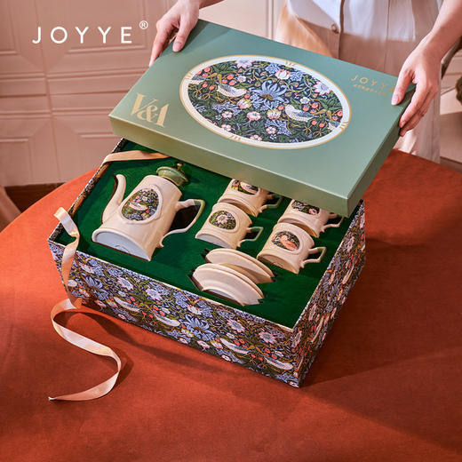 JOYYE威廉·莫里斯-欧式高颜值复古风英式下午茶陶瓷茶具套装家用轻奢高档送礼 商品图0