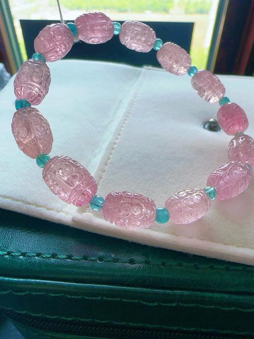 18.5g 雕刻碧玺手链 商品图2