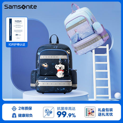 新秀丽迪士尼联名冰雪奇缘儿童护脊书包TU7*010 商品图5