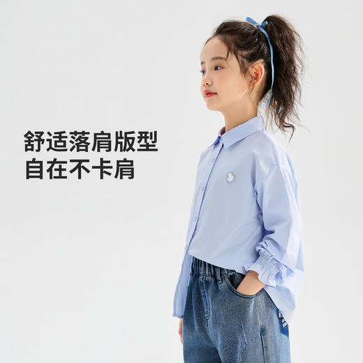 【清仓捡漏】【120-165】【可可鸭】女童春秋长袖衬衫 商品图8
