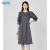 NUTS秋季新款时尚气质休闲风宽松显瘦中袖连衣裙女231102188B 商品缩略图2