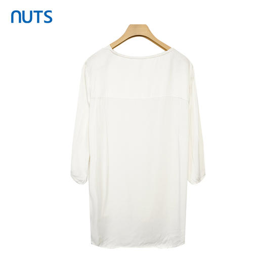 NUTS时尚设计感小众韩版休闲百搭夏新款女衬衫上衣221012313 商品图1