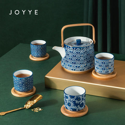 JOYYE悠然-茶具套装 陶瓷家用客厅茶具 日式高档泡茶礼盒 功夫茶具 商品图0