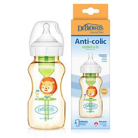 DrBrowns布朗博士爱宝选PLUS 9安士PPSU宽口婴儿奶瓶(朗朗IP版）