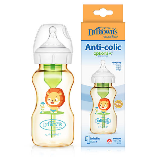 DrBrowns布朗博士爱宝选PLUS 9安士PPSU宽口婴儿奶瓶(朗朗IP版） 商品图0