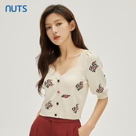 NUTS秋季新款时尚气质通勤风修身显瘦套头衫女331052110