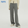 NUTS秋季新款宽松直筒显瘦阔腿拖地休闲长裤女333072221 商品缩略图1