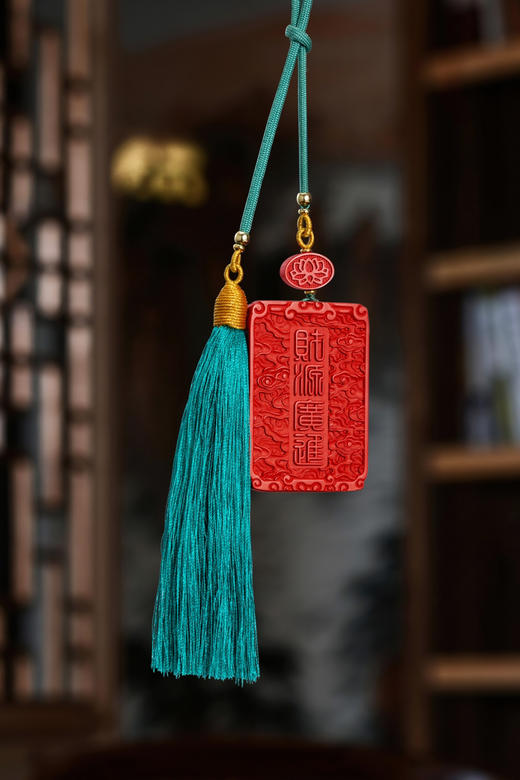 朱砂方牌挂饰 商品图4