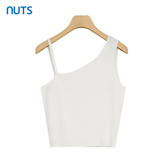 NUTS夏季新款修身显瘦无袖吊带背心女时尚百搭纯色上衣422052086 商品图0