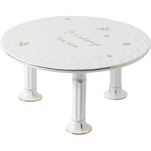 JOYYE爱丽丝-蛋糕盘用陶瓷浮雕简约点心架高档礼盒 商品图3