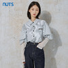 NUTS秋季新款气质通勤风时尚宽松显瘦长袖衬衫女231013083B 商品缩略图3