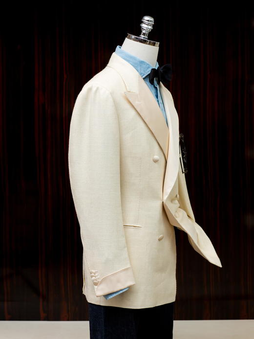 Cesare Attolini Vintage Silk Smoking Jacket 商品图4