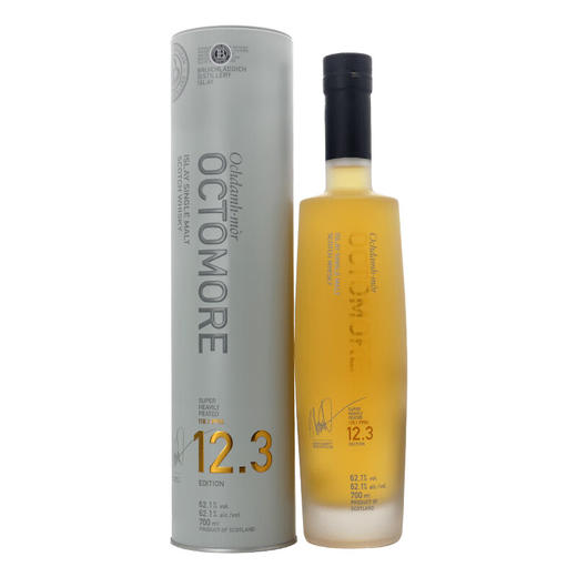 布赫拉迪 泥煤怪兽12.3 限量版苏格兰单一麦芽威士忌 700ml 商品图0