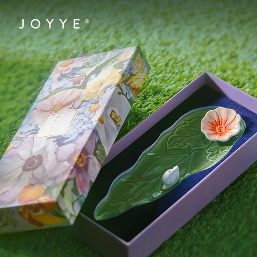 JOYYE梦里花-线香香炉陶瓷家用室内创意沉香盘檀香托香插香座底座熏香炉 商品图1