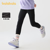 巴拉巴拉童装裤子女童秋冬装中大童加绒长裤儿童打底裤彩条罗纹潮 商品缩略图0