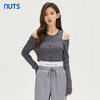 NUTS秋季新款时尚气质通勤风设计感两件套装针织套头衫332052012 商品缩略图1