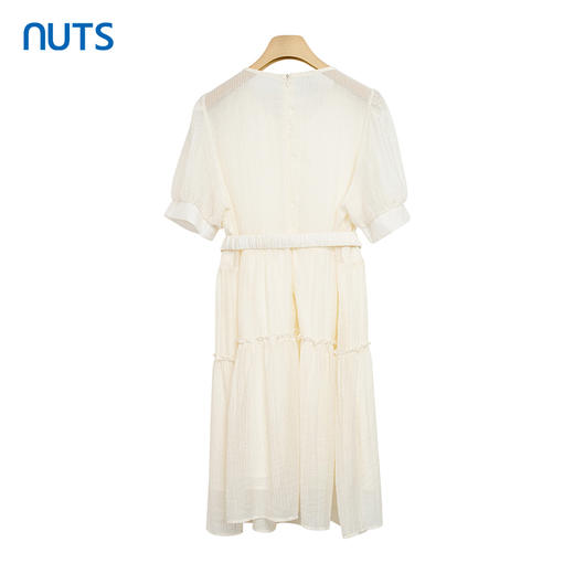 NUTS夏季时尚首要显瘦圆领短袖连衣裙女428103387 商品图1