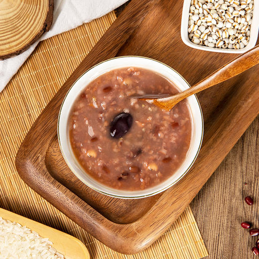 【第二件立减10元！即食红豆薏米粥】用心挑选好食材，粗细搭配， 膳食平衡营养丰富，全家都可享用，营养价值高，富含植物蛋白，软糯绵沙，气味香甜，早餐代餐下午茶甜品L 商品图1