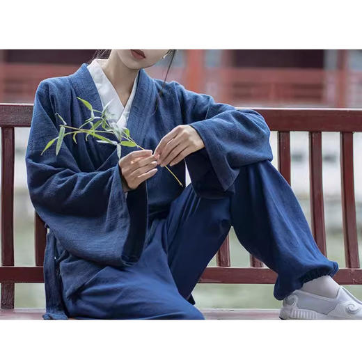 裁缝学苑AS317中国风武当山道士道袍纸样开衫套装裤子打版图纸 商品图2