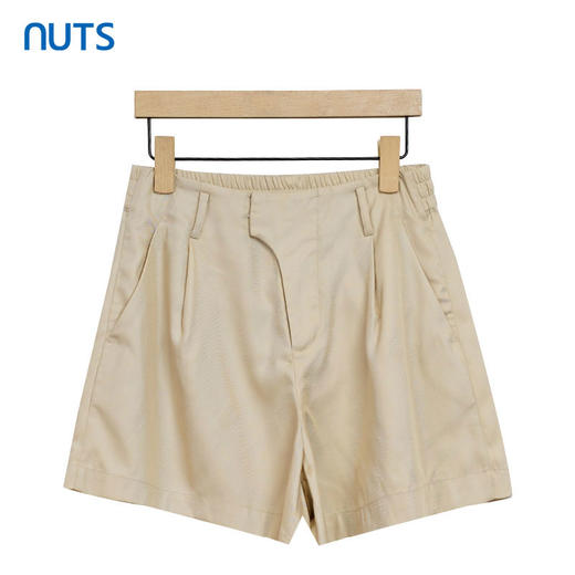 NUTS外穿百搭松紧腰带阔腿夏季新款休闲短裤429071343 商品图0