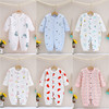 【四季皆宜 专为新生设计】婴儿连体衣精梳棉男女宝宝长袖爬服春秋款印花连体睡衣 商品缩略图0