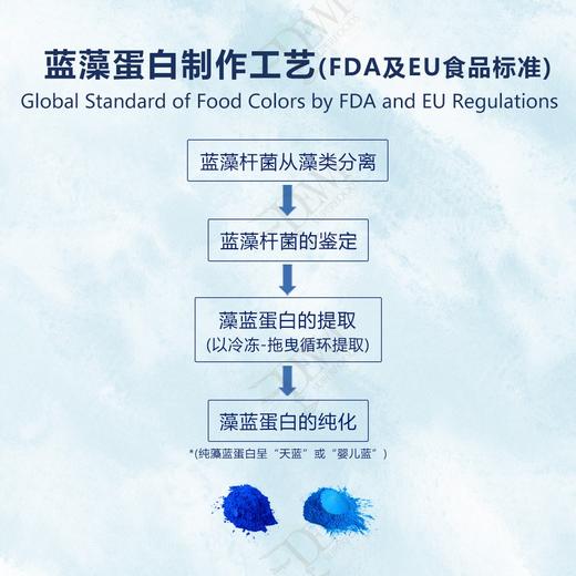 Dewi黛维蓝色螺旋藻粉思慕雪藻蓝蛋白完整营养胶原 商品图2