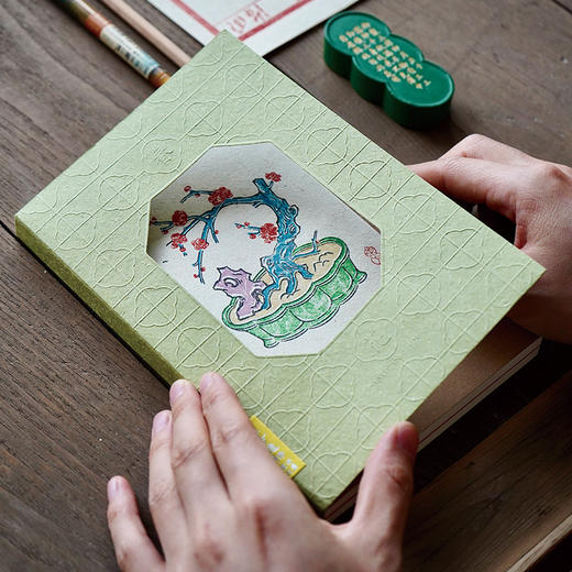 自然造物笔记本本子高颜值2024年新款复古手账本草稿本文具礼物 商品图0