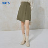 NUTS秋季新款纯色通勤风开叉设计包臀半身短裙女231061007B 商品缩略图3