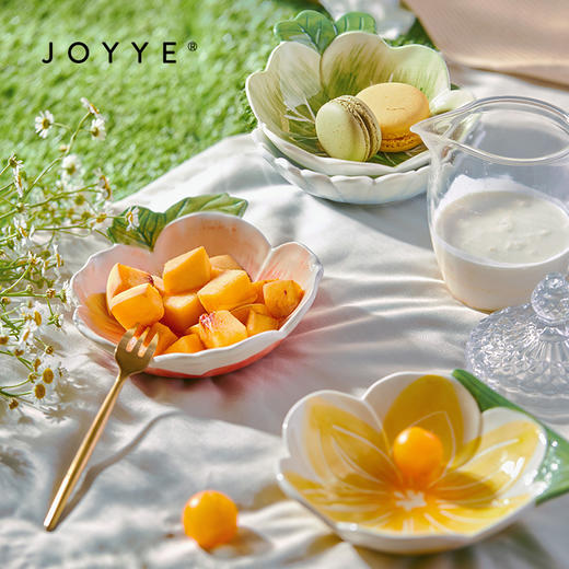 JOYYE梦里花-高端燕窝碗甜品碗糖水碗高颜值水果盘轻奢风水果碗家用客厅 商品图2